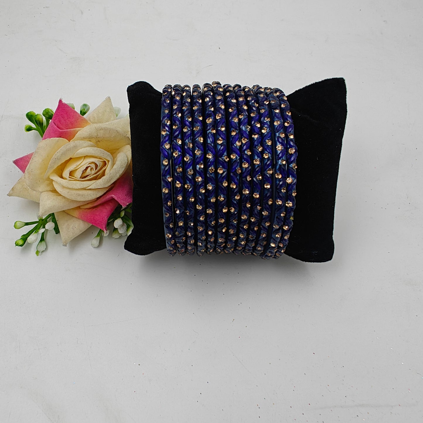 Paichan Glass Bangles Set for Women & Girls | Traditional Ethnic Stone Work Bangles | Wedding & Party Wear