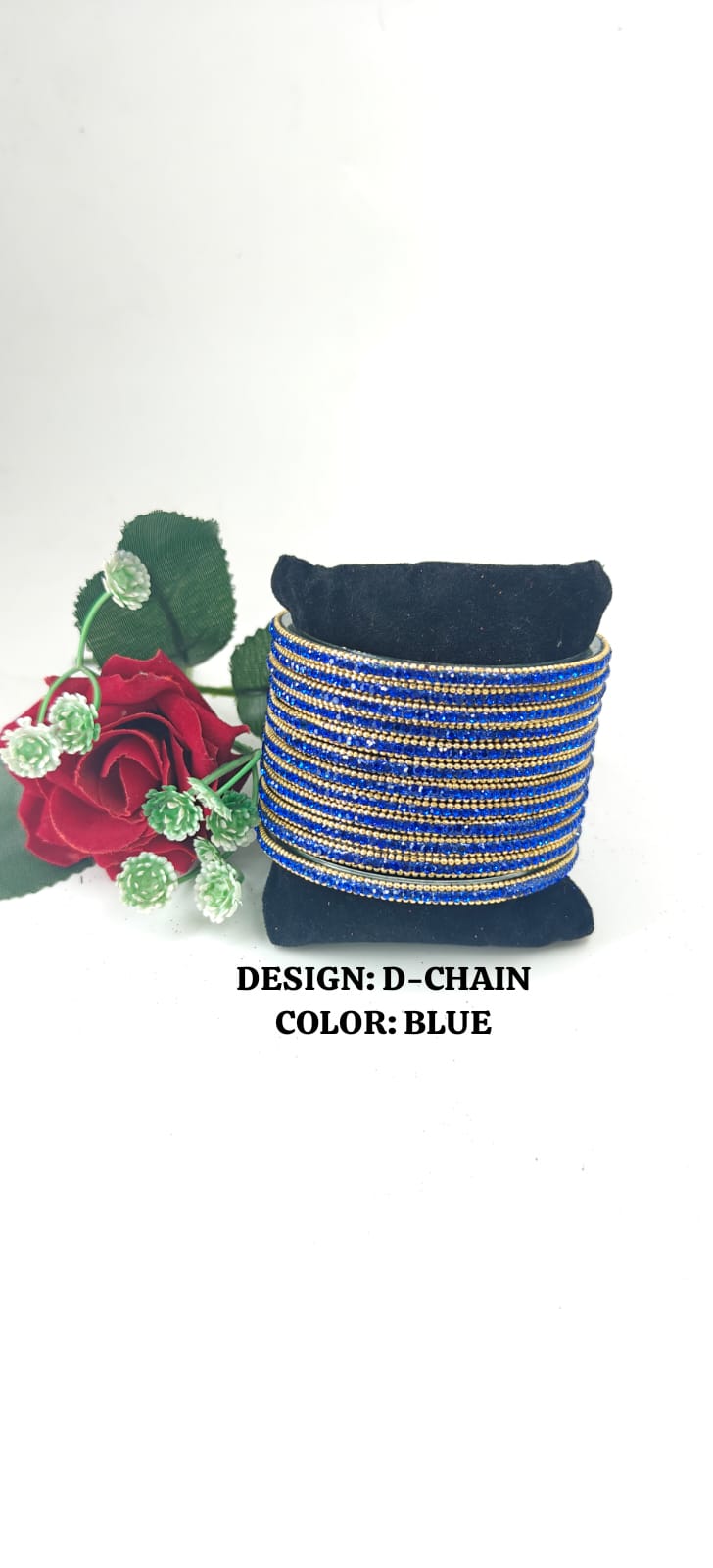 Glass D-Chain Bangles – One Dozen Set | NB-GLASS-D-CHAIN-ONE-DOZEN-BNGL | Navika Bangles