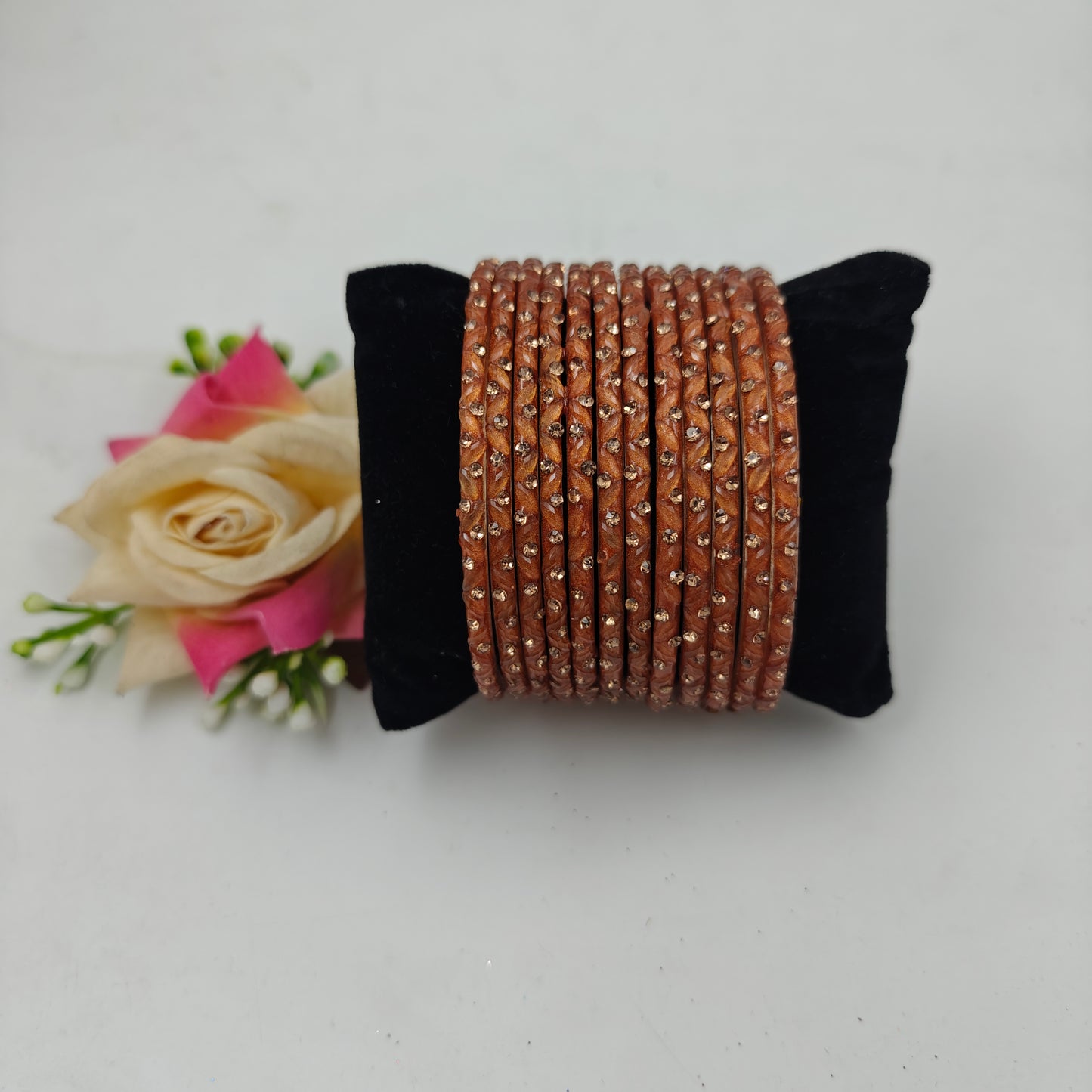 Paichan Glass Bangles Set for Women & Girls | Traditional Ethnic Stone Work Bangles | Wedding & Party Wear