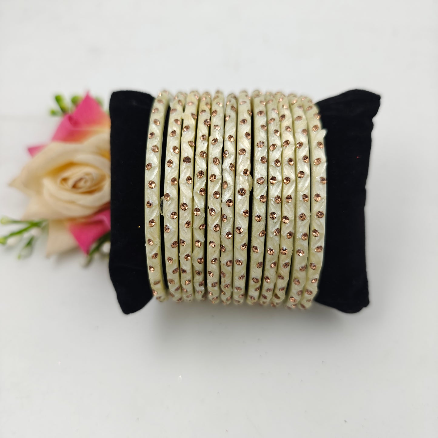 Paichan Glass Bangles Set for Women & Girls | Traditional Ethnic Stone Work Bangles | Wedding & Party Wear
