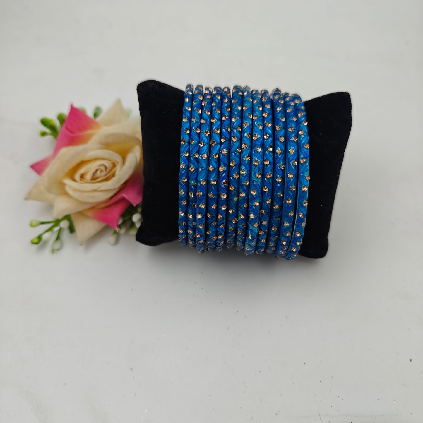 Paichan Glass Bangles Set for Women & Girls | Traditional Ethnic Stone Work Bangles | Wedding & Party Wear