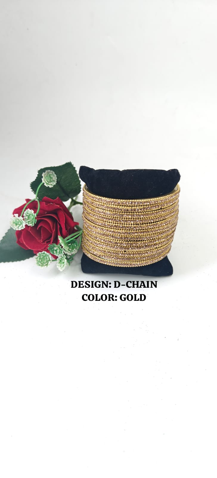 Glass D-Chain Bangles – One Dozen Set | NB-GLASS-D-CHAIN-ONE-DOZEN-BNGL | Navika Bangles