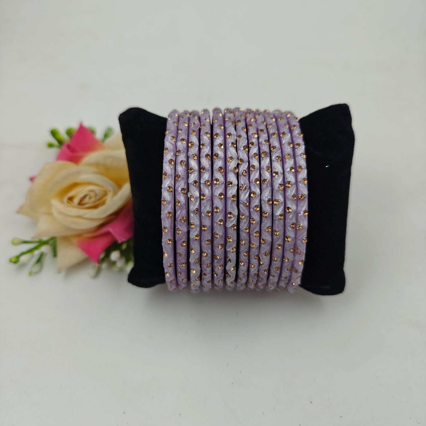 Paichan Glass Bangles Set for Women & Girls | Traditional Ethnic Stone Work Bangles | Wedding & Party Wear