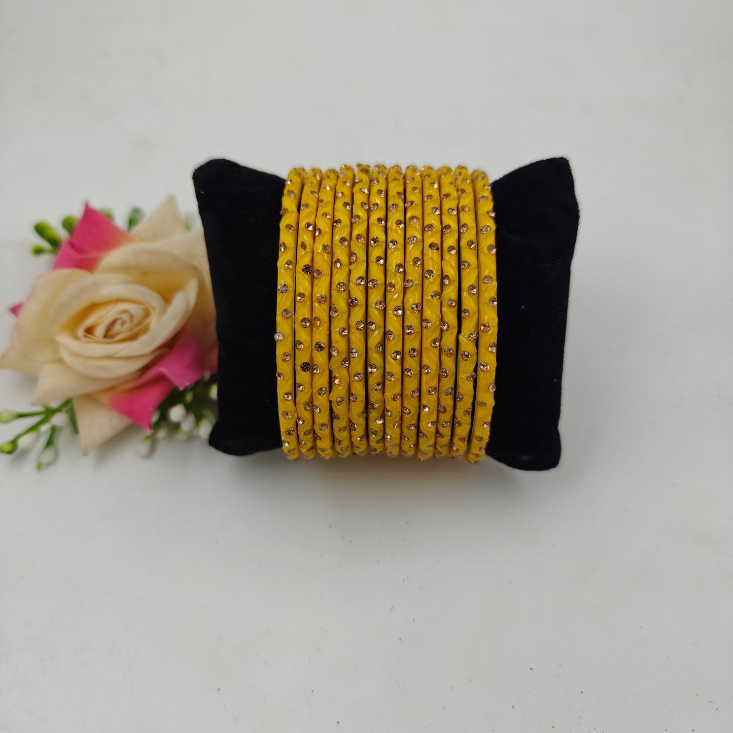 Paichan Glass Bangles Set for Women & Girls | Traditional Ethnic Stone Work Bangles | Wedding & Party Wear