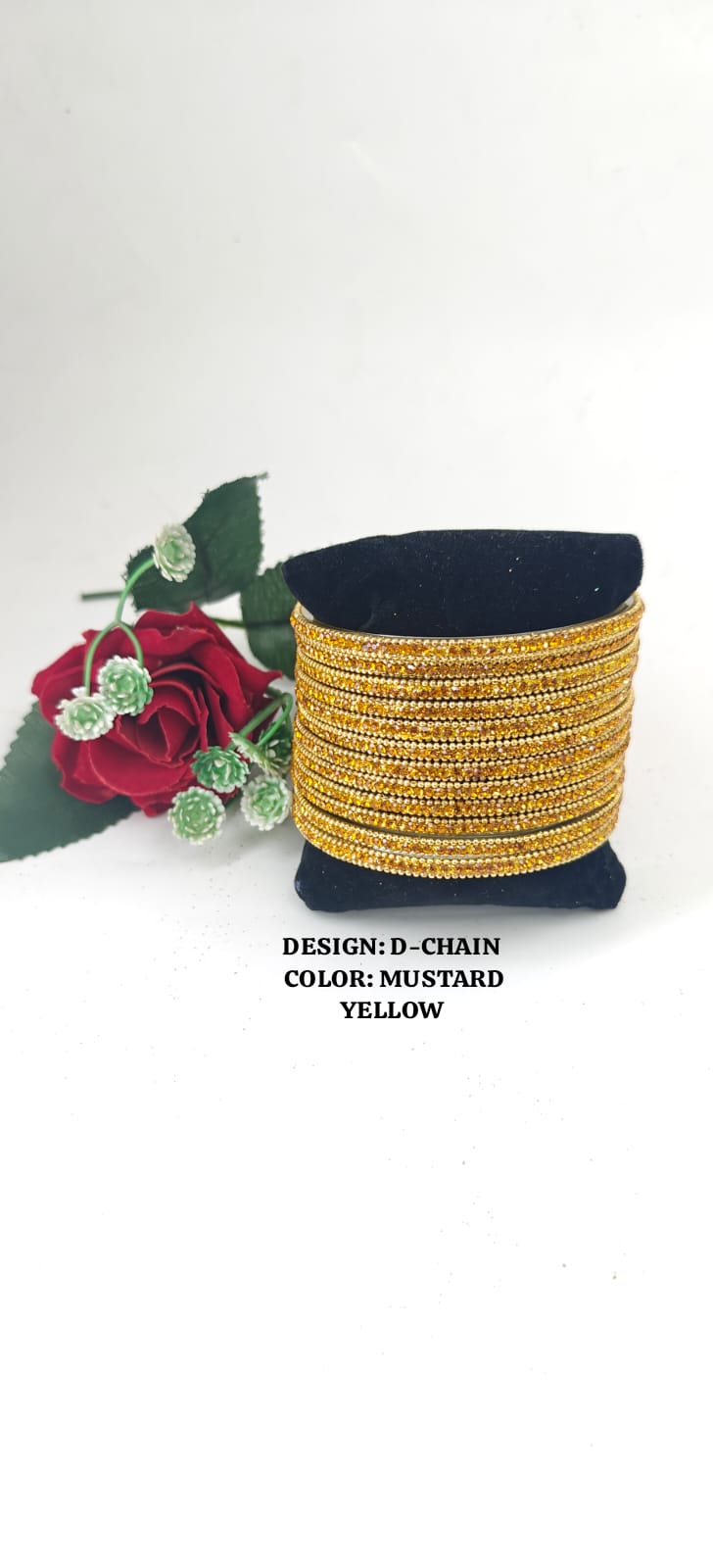 Glass D-Chain Bangles – One Dozen Set | NB-GLASS-D-CHAIN-ONE-DOZEN-BNGL | Navika Bangles