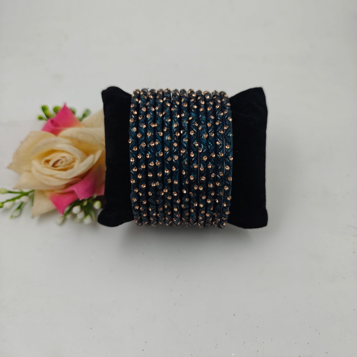 Paichan Glass Bangles Set for Women & Girls | Traditional Ethnic Stone Work Bangles | Wedding & Party Wear