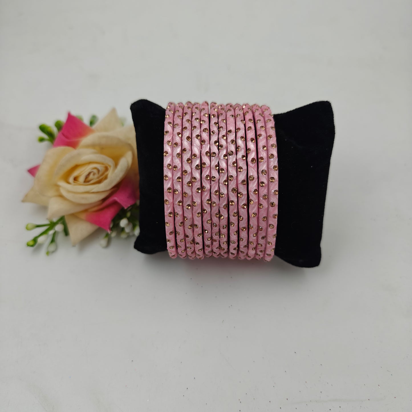 Paichan Glass Bangles Set for Women & Girls | Traditional Ethnic Stone Work Bangles | Wedding & Party Wear