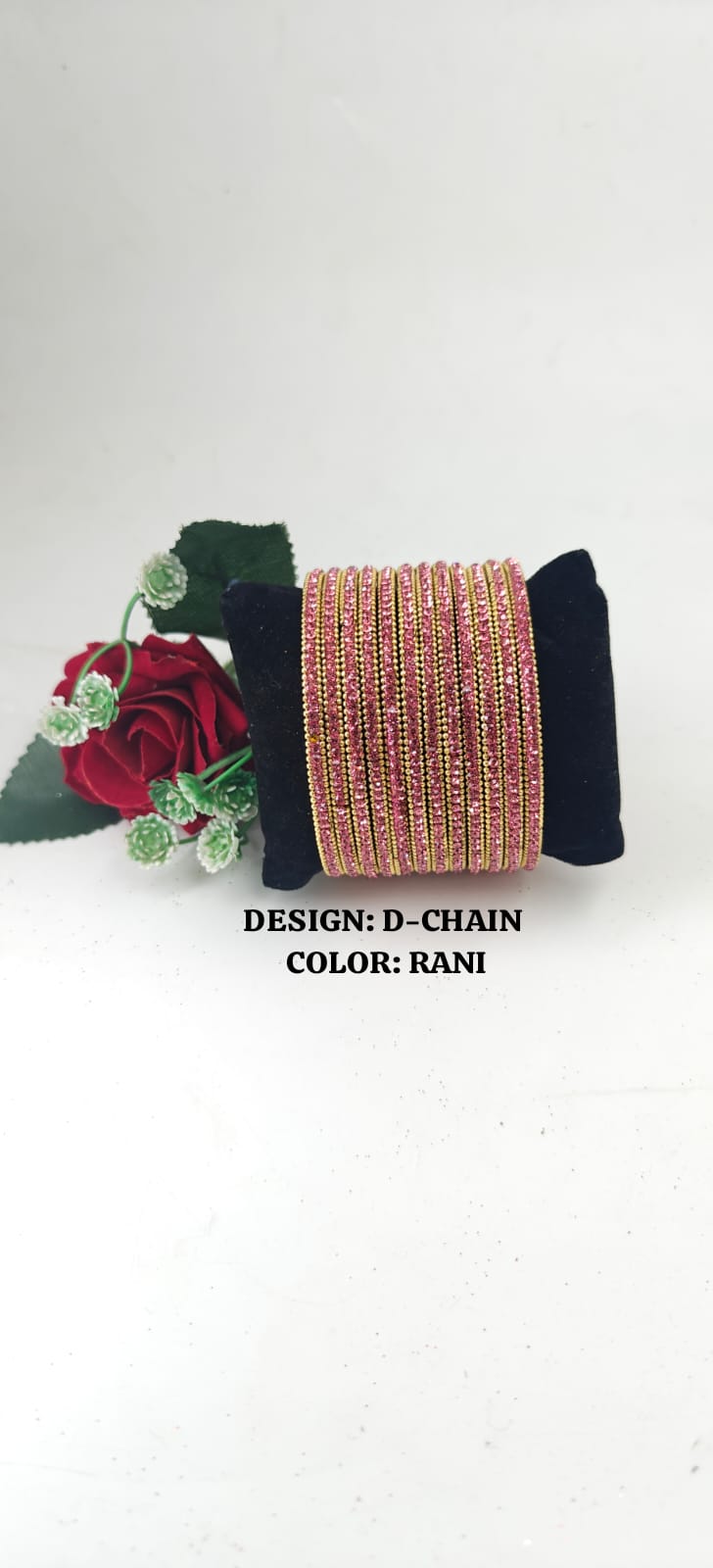 Glass D-Chain Bangles – One Dozen Set | NB-GLASS-D-CHAIN-ONE-DOZEN-BNGL | Navika Bangles