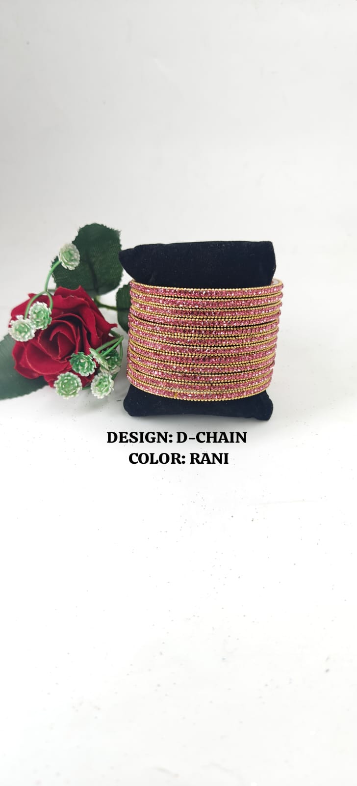 Glass D-Chain Bangles – One Dozen Set | NB-GLASS-D-CHAIN-ONE-DOZEN-BNGL | Navika Bangles