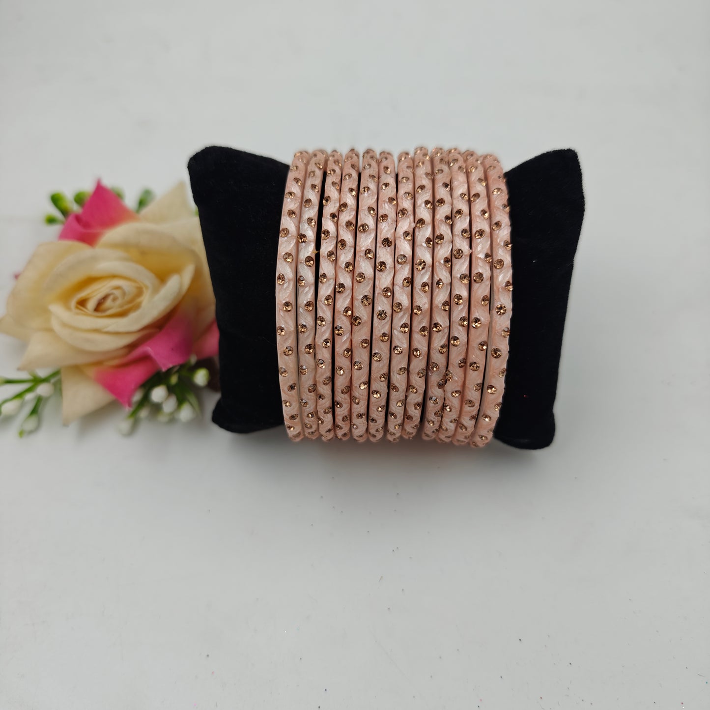 Paichan Glass Bangles Set for Women & Girls | Traditional Ethnic Stone Work Bangles | Wedding & Party Wear
