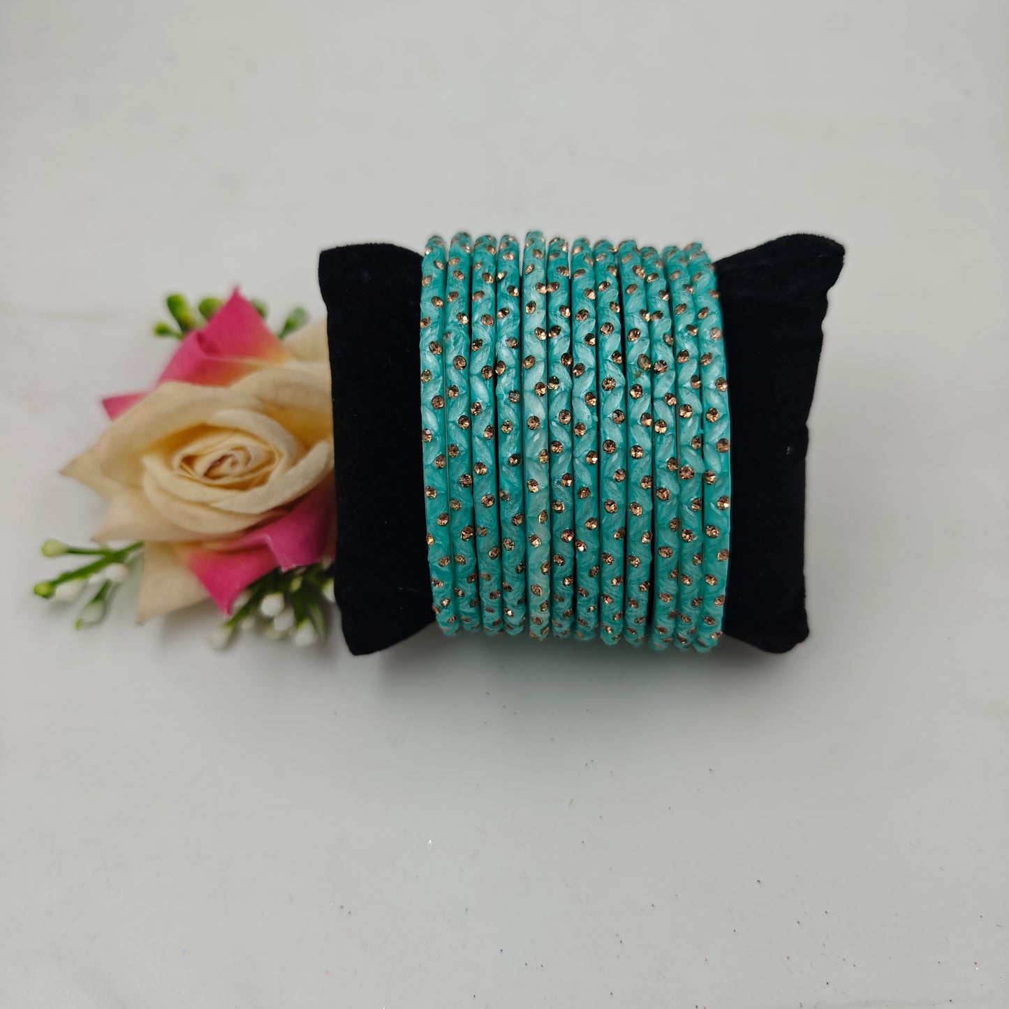 Paichan Glass Bangles Set for Women & Girls | Traditional Ethnic Stone Work Bangles | Wedding & Party Wear